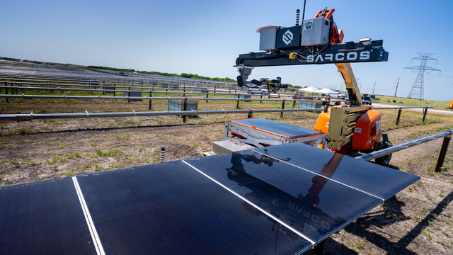 The race is on to build solar farms with robots