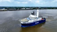 The first US-flagged offshore wind vessel is christened